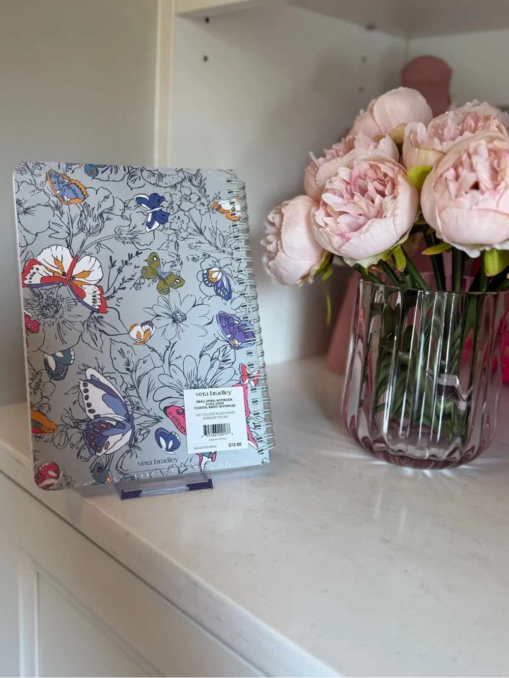 Vera Bradley multicolor butterfly 🦋 small spiral notebook journal 📓